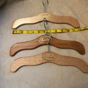 Vintage Strasburg Wooden hangers bundle of 3